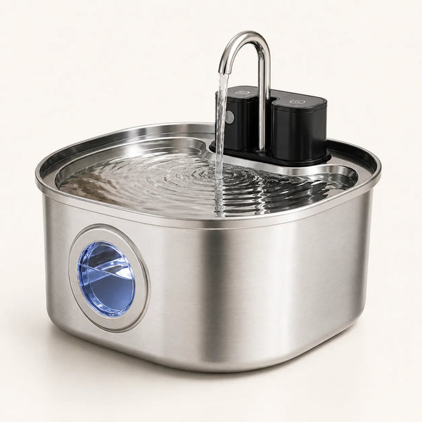 Fontaine à eau en inox FlowArc — 3,2 L