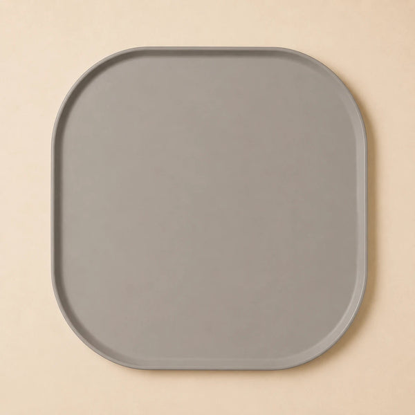Tapis anti-gaspillage pour gamelle de chat — Gris
