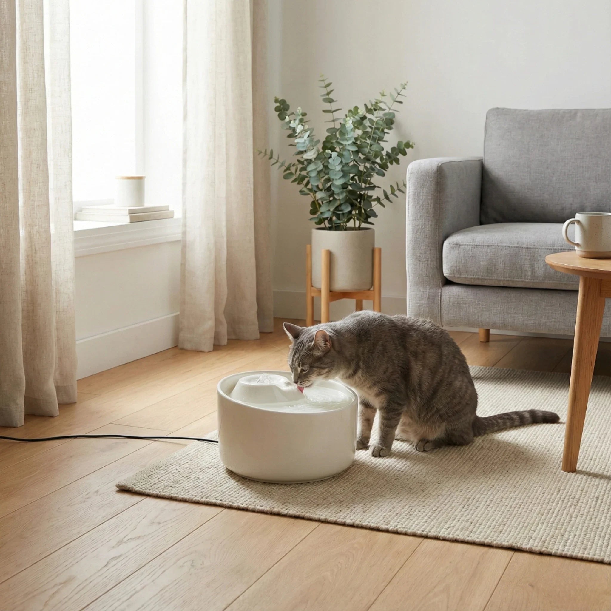 Fontaine à eau pour chat automatique Image