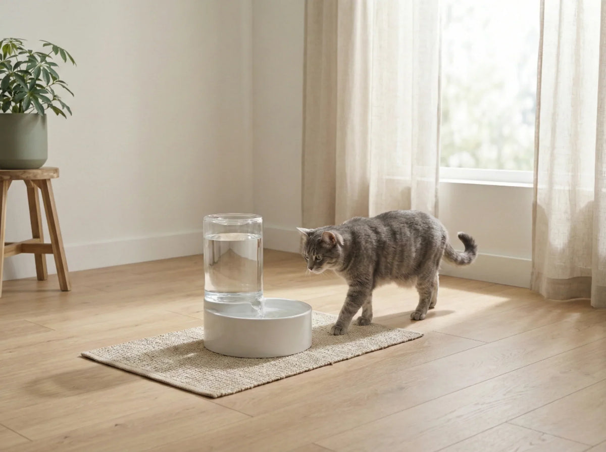 Fontaine à eau pour chat sans éléctricité Image