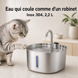 Fontaine à eau en acier inoxydable – Bec robinet 2.2L — vue produit