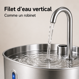 Eau en circulation — Fontaine à eau en acier inoxydable – Bec robinet 2.2L