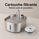 Eau filtrée propre — Fontaine à eau en acier inoxydable – Bec robinet 2.2L