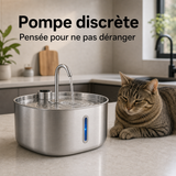 Pompe discrète — Fontaine à eau en acier inoxydable – Bec robinet 2.2L