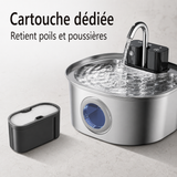 Eau filtrée propre — Fontaine à eau en inox FlowArc — 3,2 L