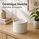 Fontaine à eau en céramique blanche pour chat – 1 L