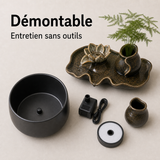 Entretien simple démontable — Fontaine à eau céramique Cascade minérale – 1 L