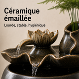 Matériaux sains — Fontaine à eau céramique Cascade minérale – 1 L