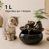 Format et capacité — Fontaine à eau céramique Cascade minérale – 1 L