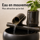 Eau en circulation — Fontaine à eau céramique Plante verticale – 1 L