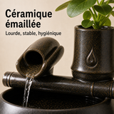 Matériaux sains — Fontaine à eau céramique Plante verticale – 1 L