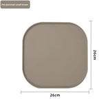 Tapis anti-gaspillage pour gamelle de chat - Beige