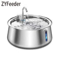 Fontaine à eau pour chat en inox – Bec robinet 4 L