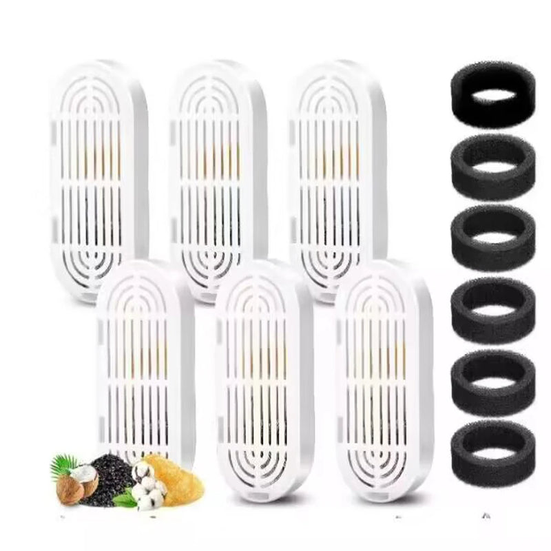 Pack 6 filtres inox 4 L - autonomie 6 à 9 mois