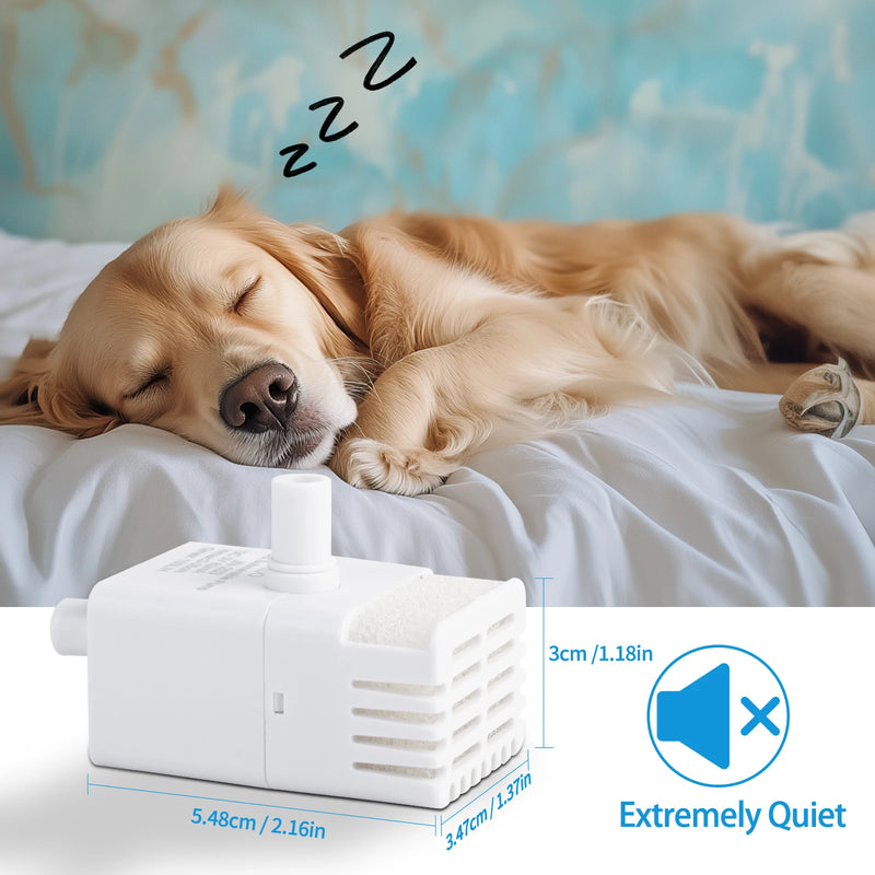 Pompe USB universelle de rechange ultra-silencieuse pour fontaine à chat
