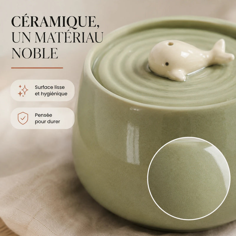 Céramique, un matériau noble, surface lisse et hygiénique