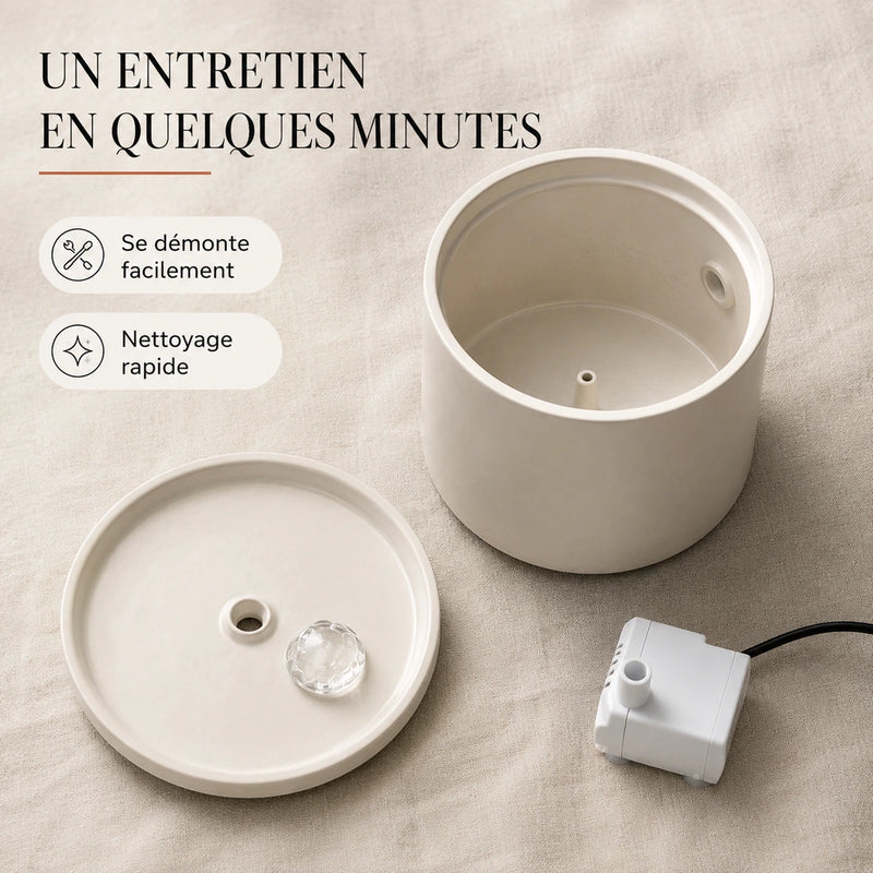 Un entretien en quelques minutes, se démonte facilement