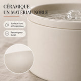 Céramique, un matériau noble, surface lisse et hygiénique