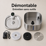 Entretien simple démontable — Fontaine inox Adeptola 4 L