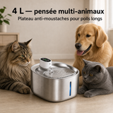Format et capacité — Fontaine inox Adeptola 4 L