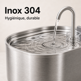 Matériaux sains — Fontaine inox ovale 3,2 L