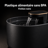 Matériaux sains — Fontaine à eau à écoulement doux noir — 3 L