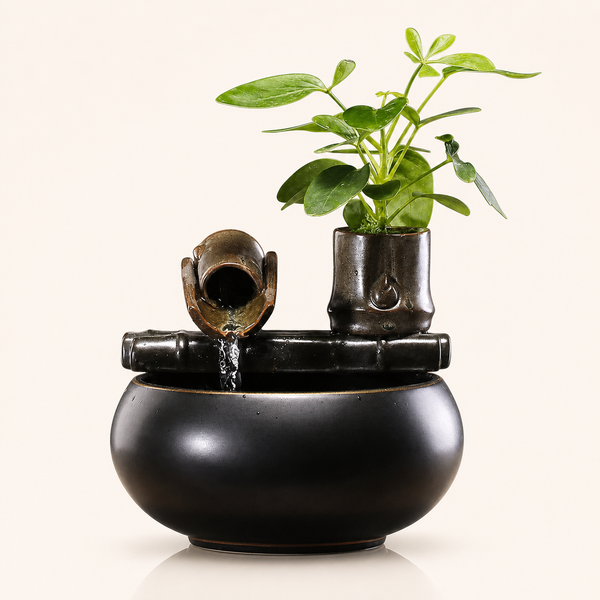 Fontaine à eau céramique Plante verticale – 1 L