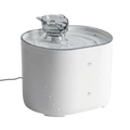 Fontaine à eau compacte blanche pour chat – 2,2 L