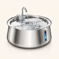 Fontaine à eau pour chat en inox – Bec robinet 4 L