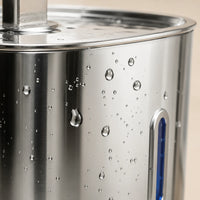 Fontaine inox bec robinet arche carrée 2,2 L - acier inoxydable 304