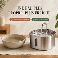 Eau plus propre et fraîche, fontaine inox bec robinet