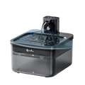 Fontaine à eau en plastique noir DownyPaws — 2,5 L