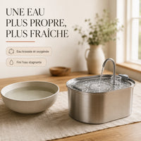 Une eau plus propre et plus fraîche, brassée et oxygénée