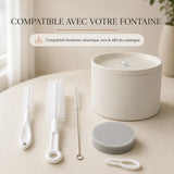 Kit de nettoyage compatible fontaines ceramique, inox et ABS