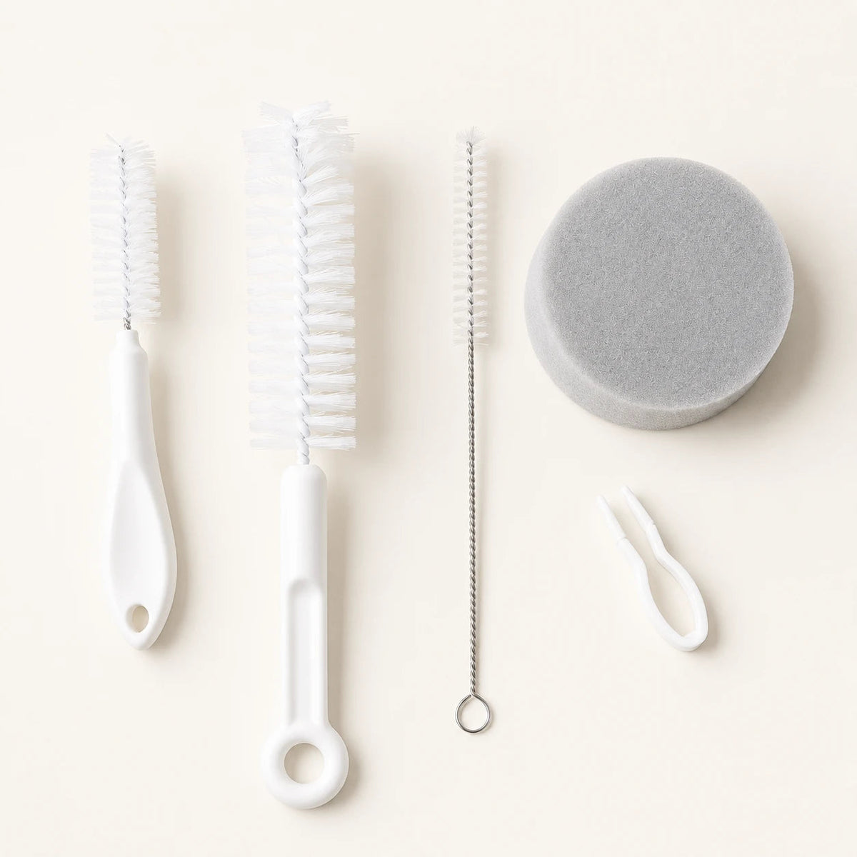 Kit nettoyage fontaine Chat 5-en-1 - Brosse + Éponge