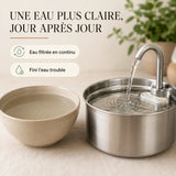 Eau plus claire avec les filtres fontaine bec robinet 2,2 L