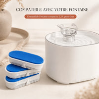 Filtres compatibles fontaine compacte 2,2 L pour chat