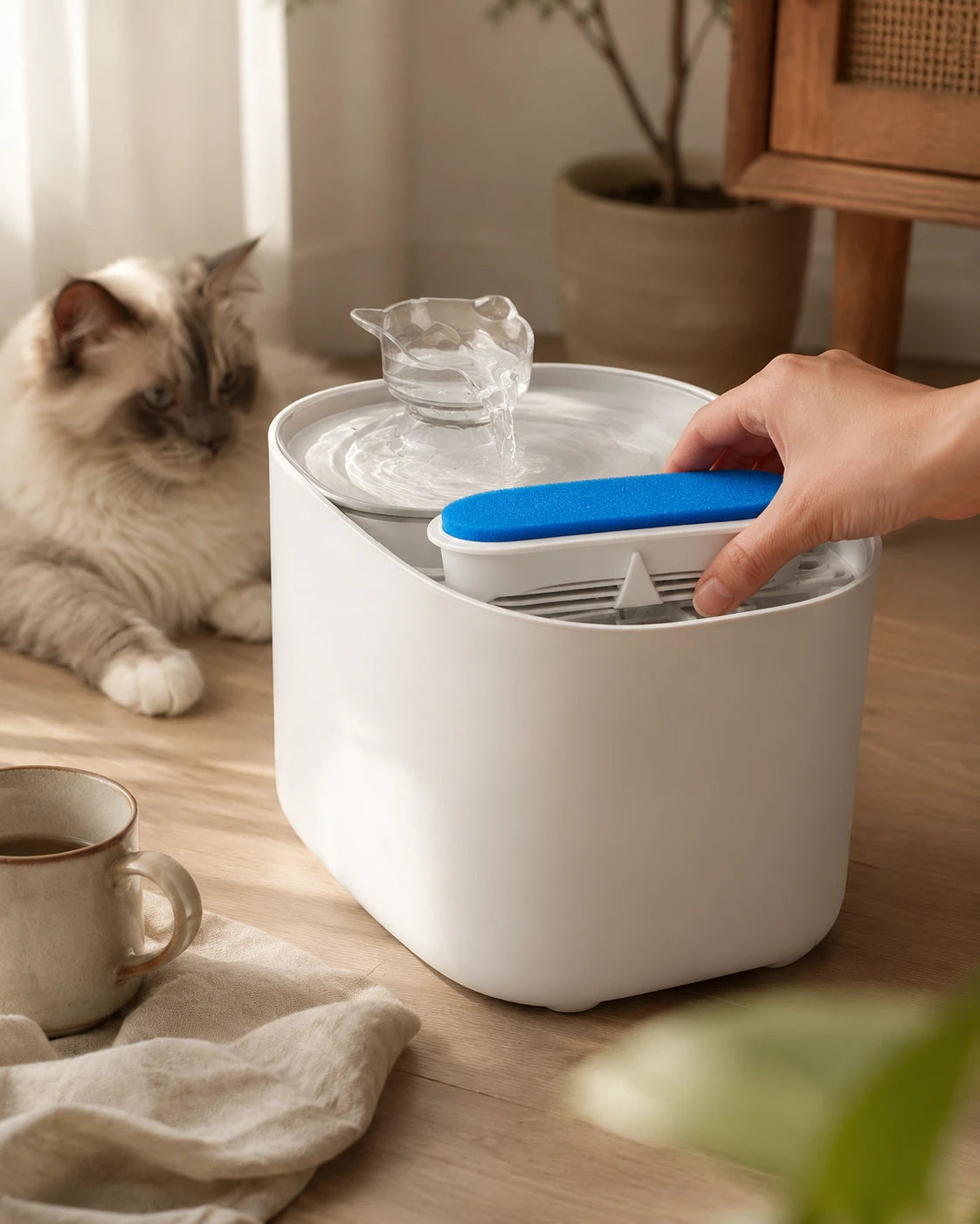 Filtre de rechange fontaine compacte 2,2 L au quotidien