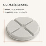 Caracteristiques des filtres fontaine ceramique 1 L