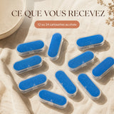 Contenu du pack de filtres fontaine DownyPaws 2,5 L, 12 ou 24 cartouches