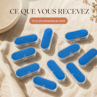 Contenu du pack de filtres fontaine DownyPaws 2,5 L, 12 ou 24 cartouches