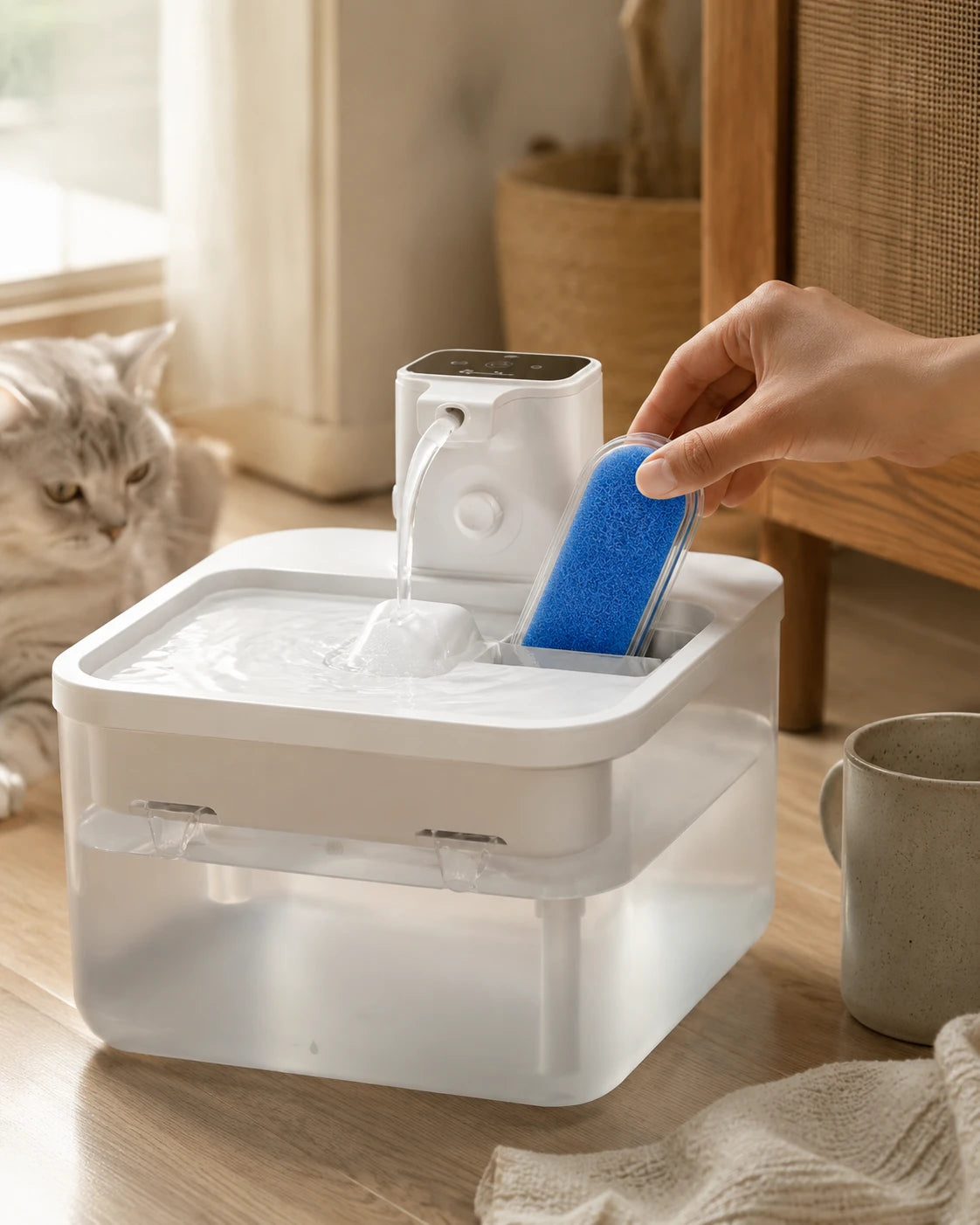 Filtre de rechange fontaine DownyPaws 2,5 L au quotidien