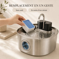 Remplacement du filtre dans la fontaine inox FlowArc 3,2 L