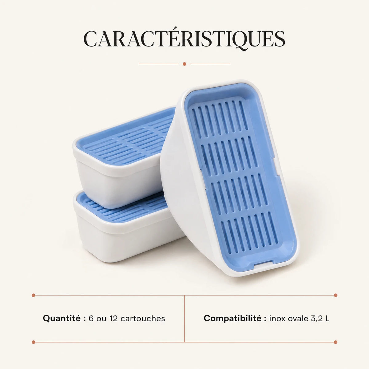 Caracteristiques des filtres fontaine FlowArc 3,2 L