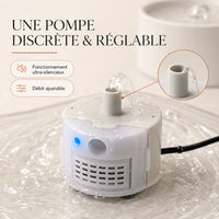 Pompe submersible SMA-800 reglable et silencieuse