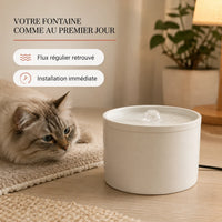 Fontaine a chat comme au premier jour avec la pompe SMA-800