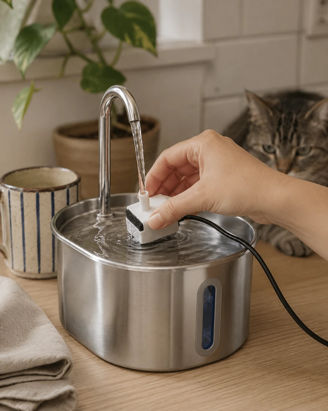 Pompe USB universelle au quotidien
