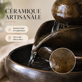 Céramique artisanale, surface lisse et hygiénique