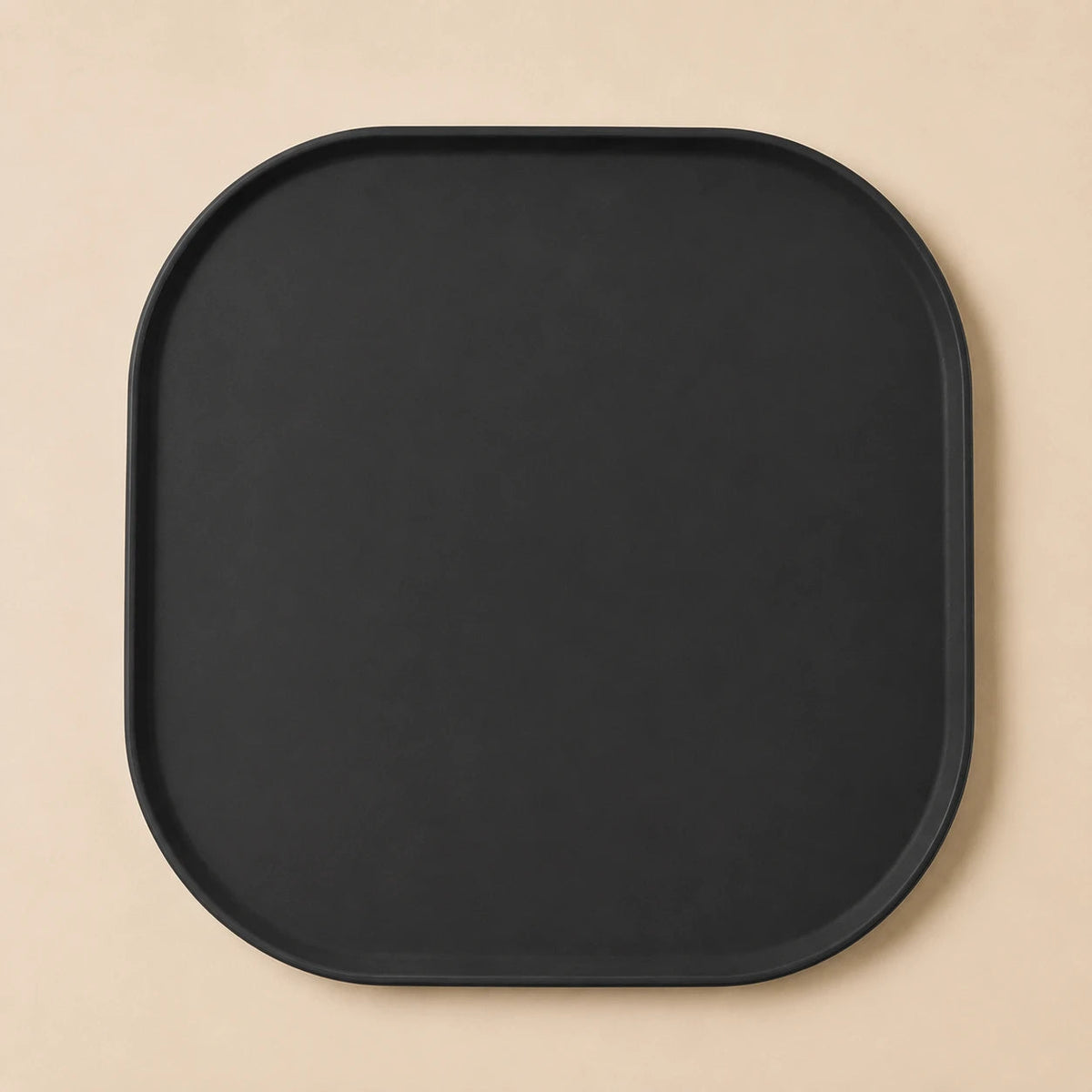 Tapis anti-gaspillage pour gamelle de chat — Noir